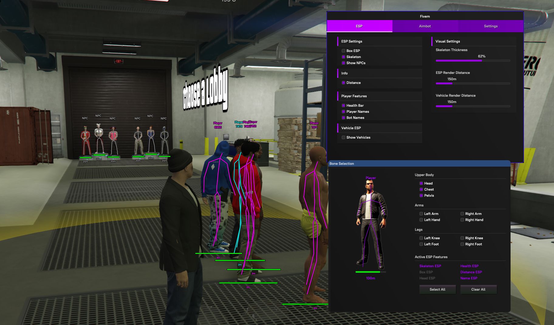 FiveM Cheat Main View